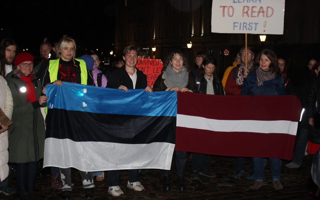 Progressiivid korraldasid solidaarsusmeeleavalduse Tartus!
